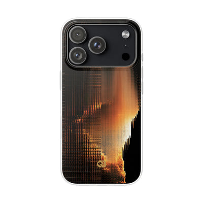 Luminous Grid · Lite Phone Case for iPhone ·  Black