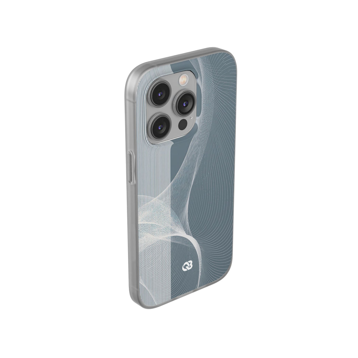 Slate Contour Drift · Lite Phone Case for iPhone ·  Grey