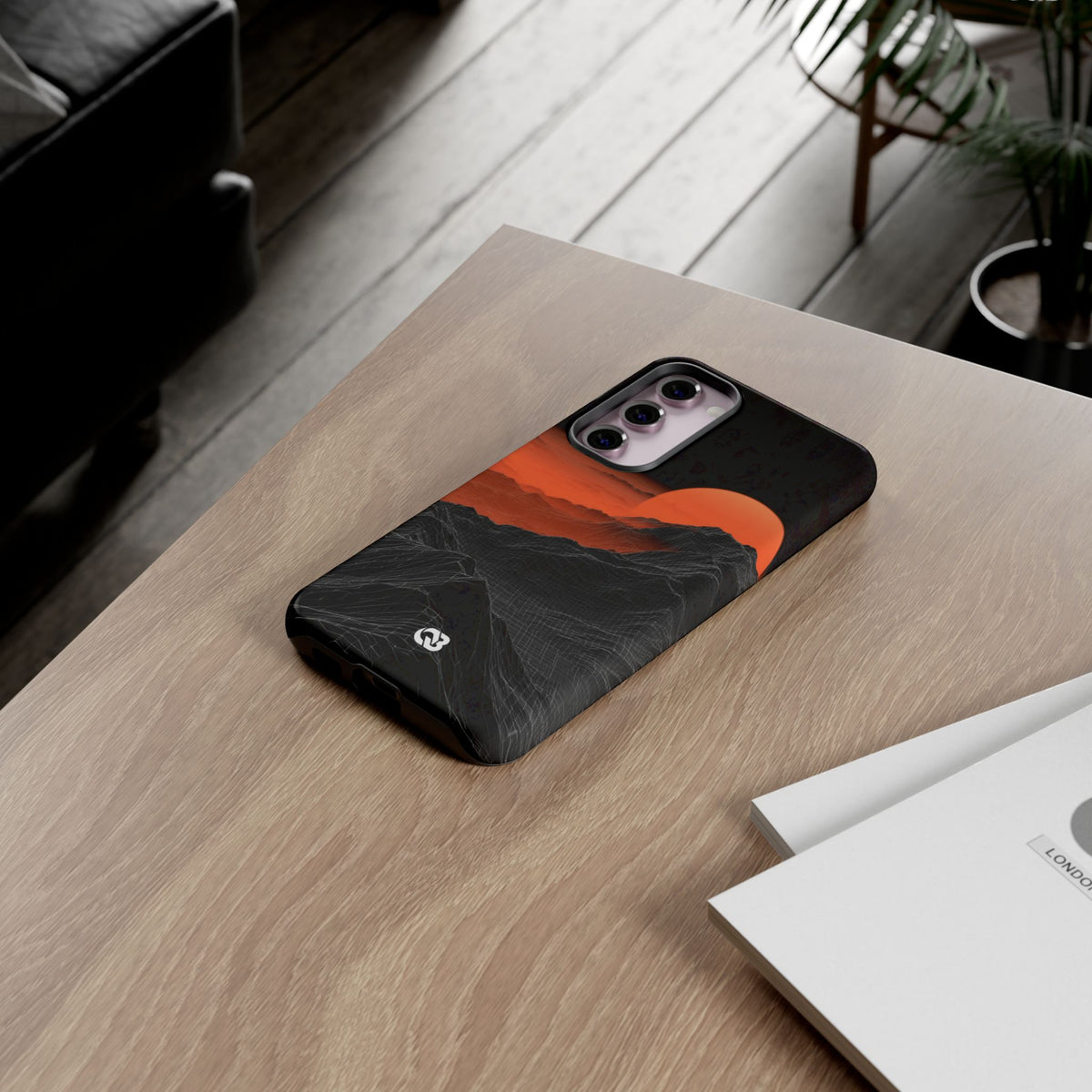 Solar Ridge Mesh · Tough Phone Case for Samsung · Black