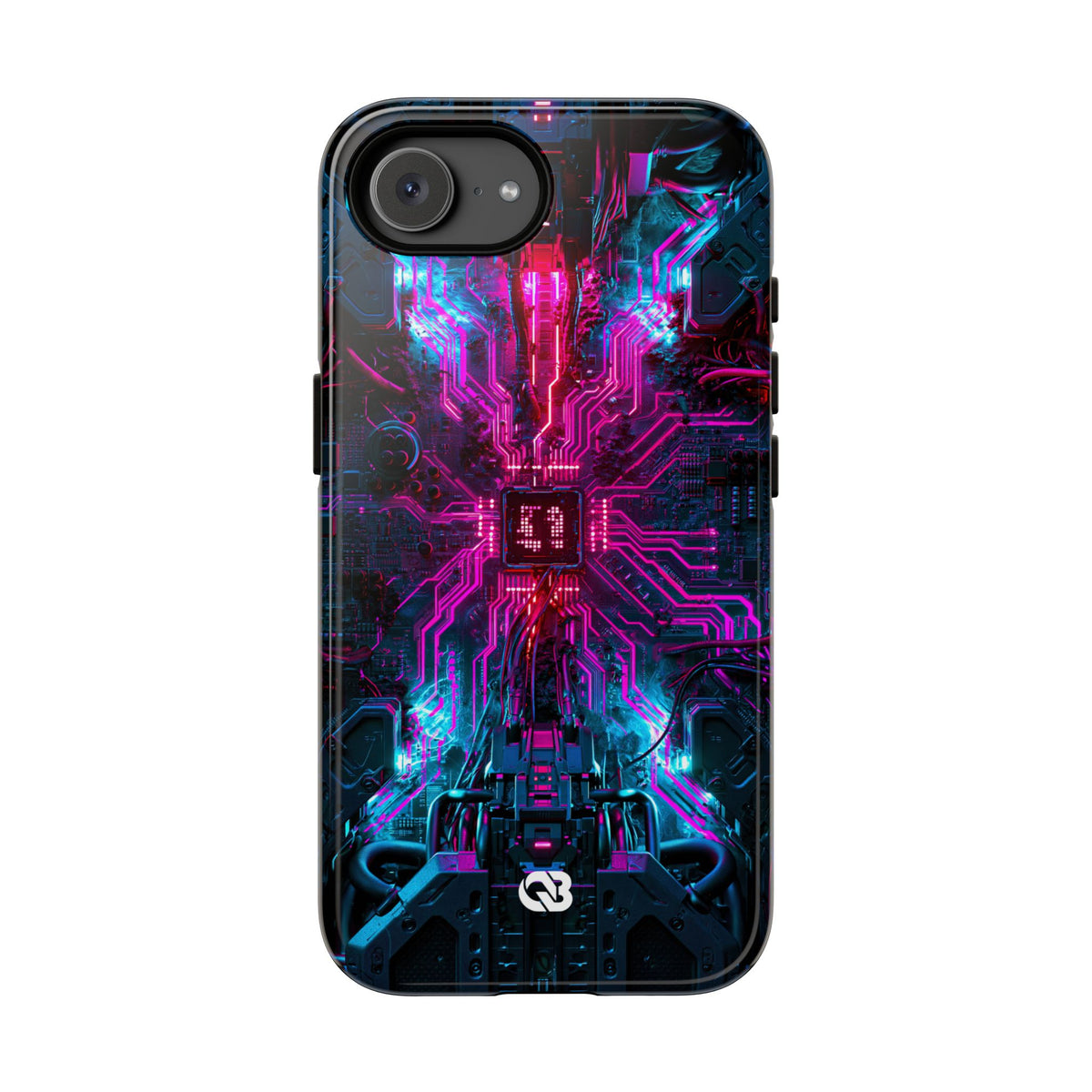 Neural Circuit Core · Tough Phone Case for iPhone · Black