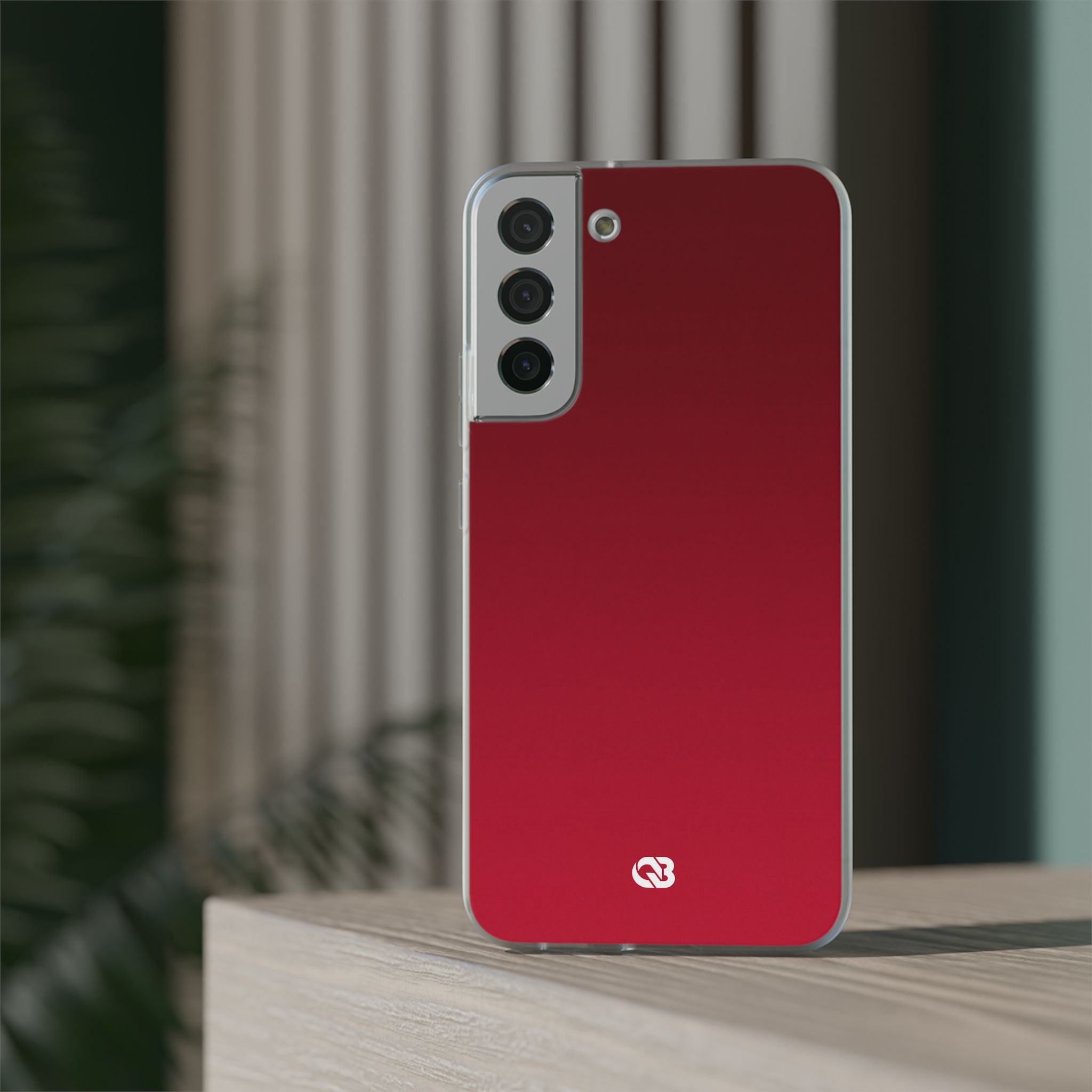 Red Lite Phone Case for Samsung - Crimson Velvet Fade