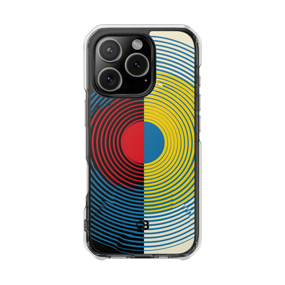 Blue Impact MagSafe Phone Case for iPhone - Primary Circuit Orbit