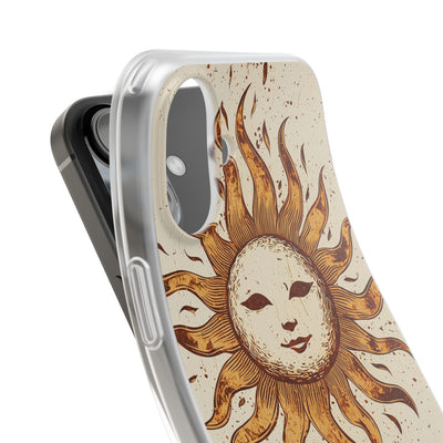 Ρουστίκ Ηλιακή Μάσκα · Soft Θήκη για iPhone