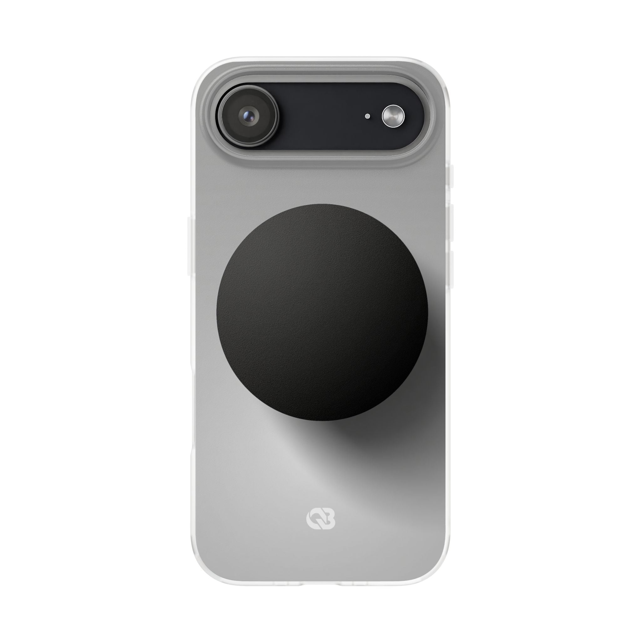 Grey Lite Phone Case for iPhone - Matte Onyx Sphere
