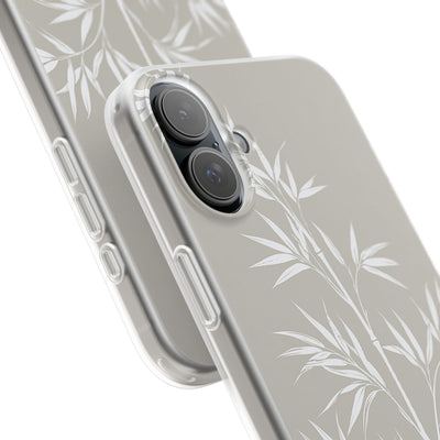 Beige Lite Phone Case for iPhone - Sandstone Bamboo Stalks