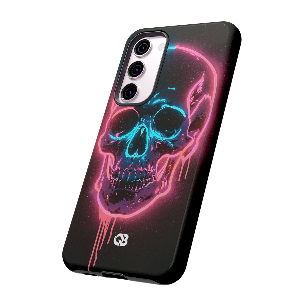 Neon Drip Skull · Tough Phone Case for Samsung · Black