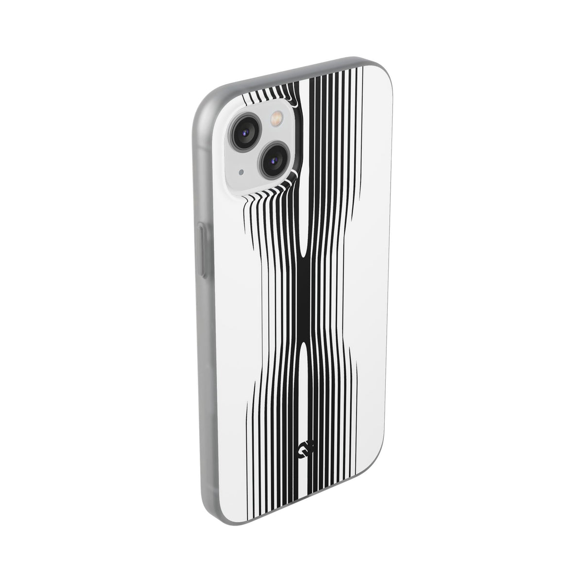 Linear Compression · Lite Phone Case for iPhone ·  Black