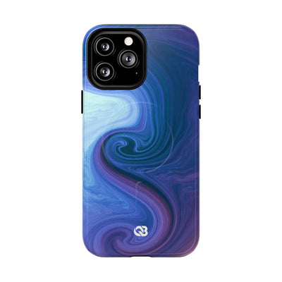 Azure Fluid Swirl · Tough 2.0 Magnetic Phone Case for iPhone · Blue