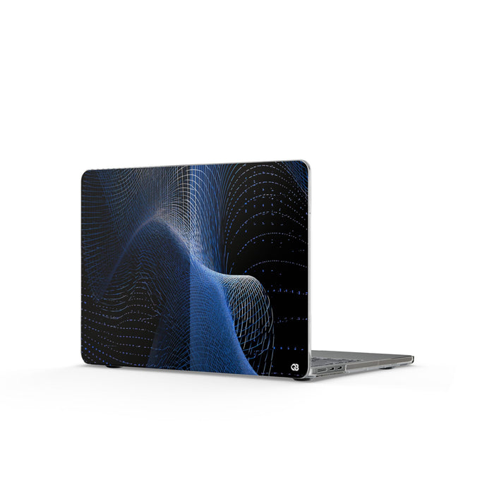 Parametric Optic Mesh · Clear Hard Case for MacBook · Blue