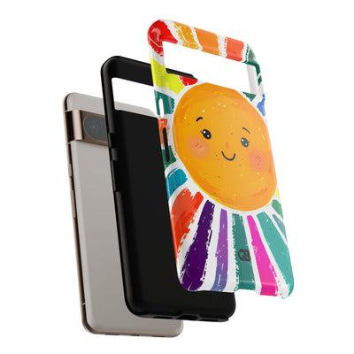 Vibrant Solar Smile · Tough Phone Case for Google Pixel