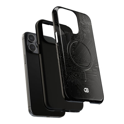 Obsidian Circuitry · Tough 2.0 Magnetic Phone Case for iPhone · Black