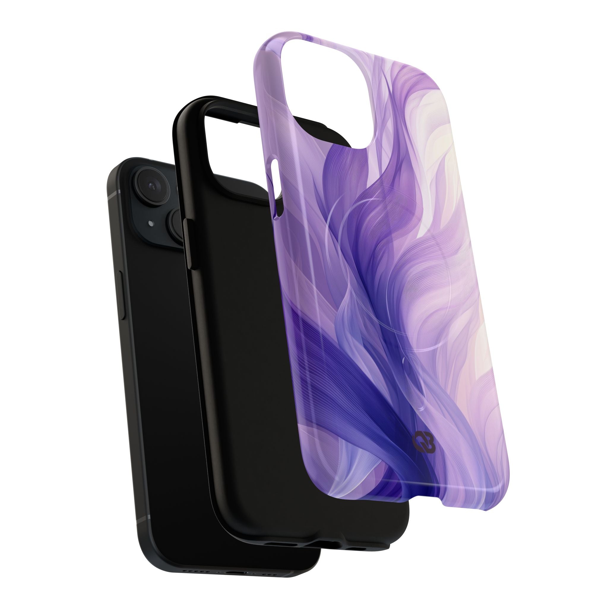 Amethyst Silk Waves · Tough+ Coque de téléphone pour iPhone · Magsafe