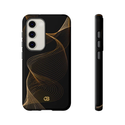 Gold Tough Phone Case for Samsung - Burnished Bronze Helix