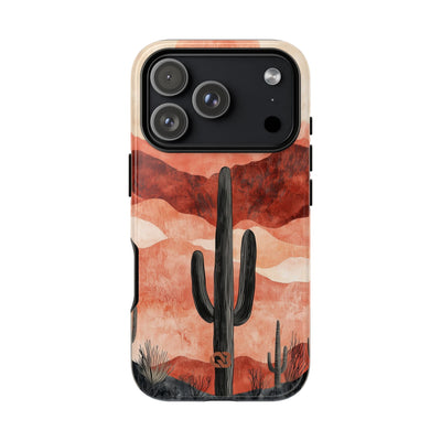 Terracotta Desert Sun · Tough Phone Case for iPhone