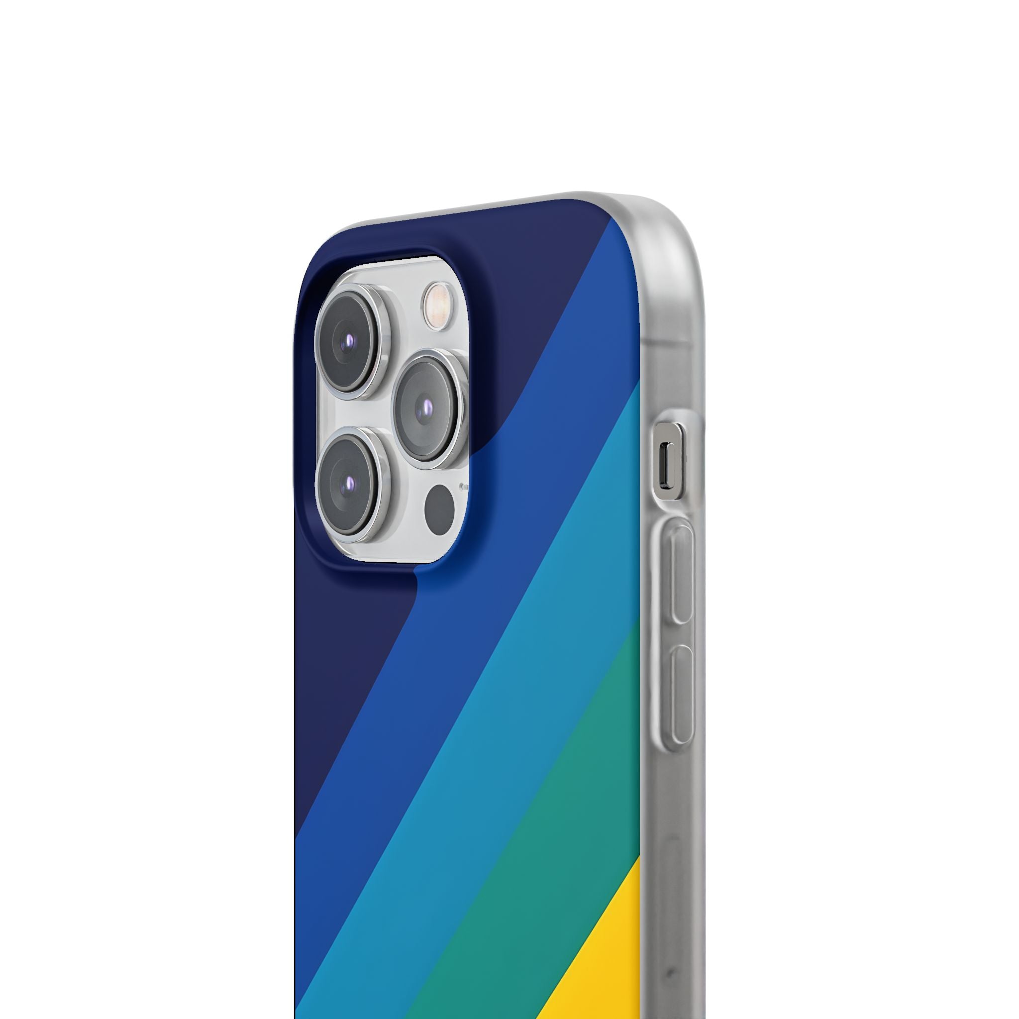 Prismatic Slant · Soft Phone Case for iPhone