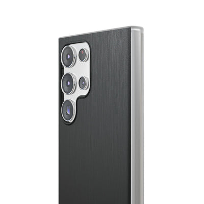 Obsidian Brushed Steel · Lite Phone Case for Samsung · Black