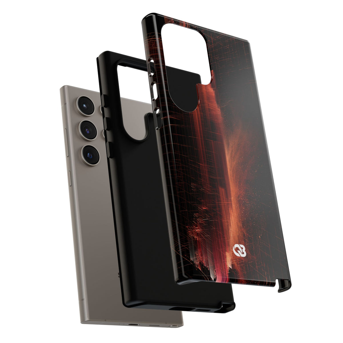 Luminous Monolith · Tough Phone Case for Samsung · Black