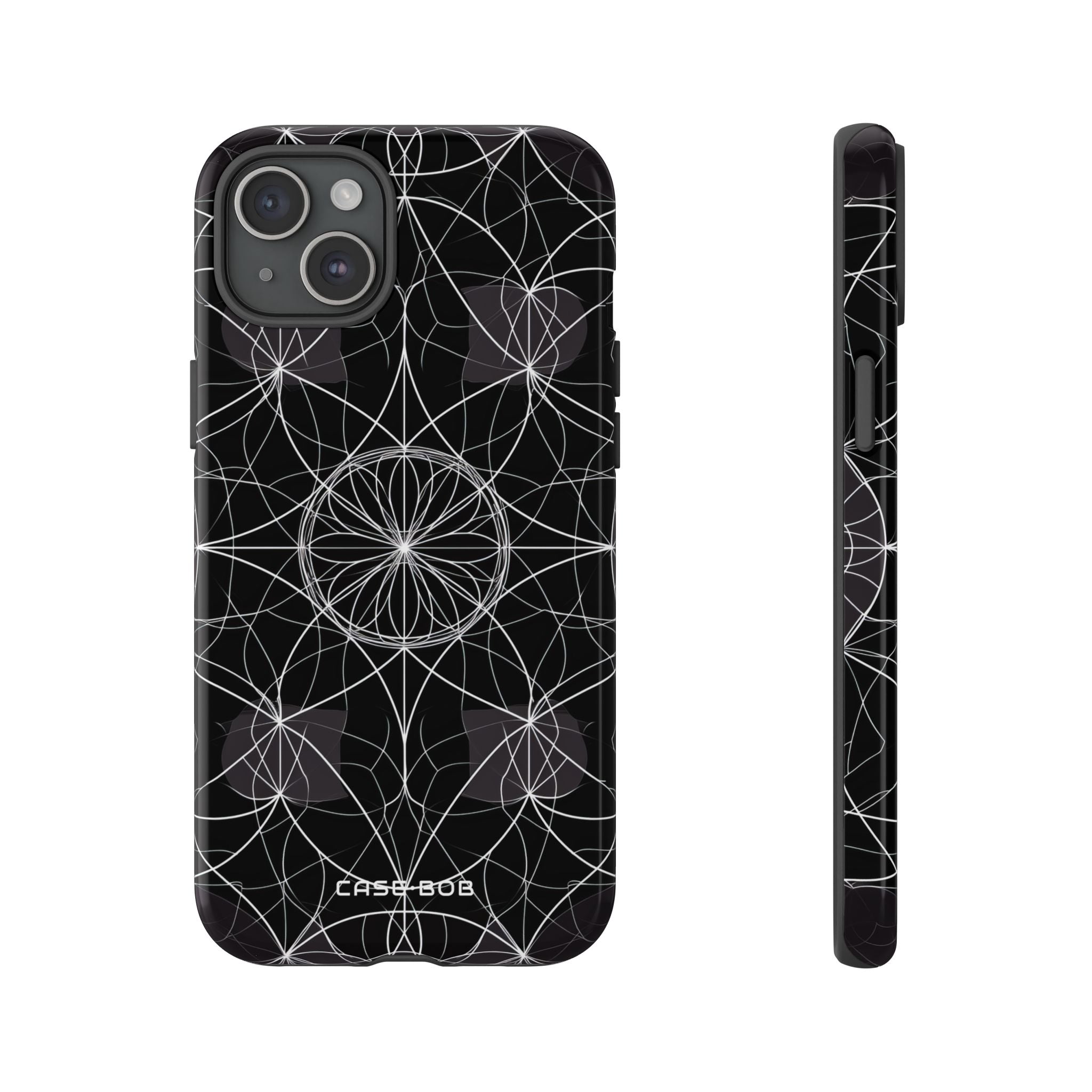 Radiant Petal Orbit iPhone 15 Plus Case - Tough