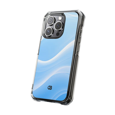 Blue Impact MagSafe Phone Case for iPhone - Glacial Blue Silk