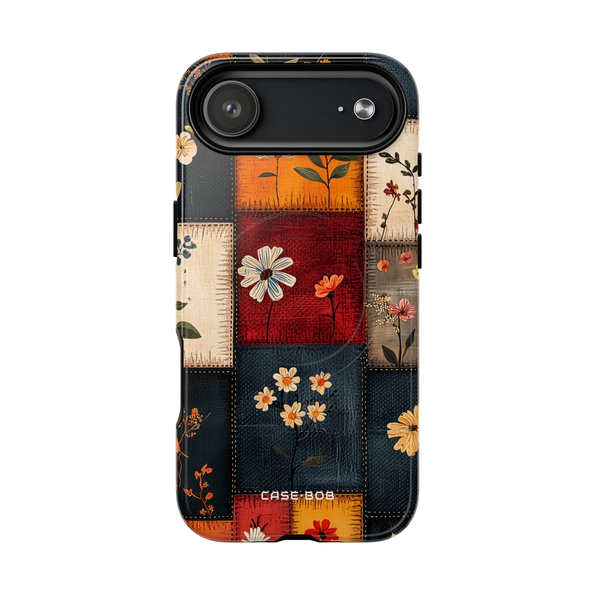 Patchwork Blooms iPhone 17 Air Case - Tough+ - CASE•BOB