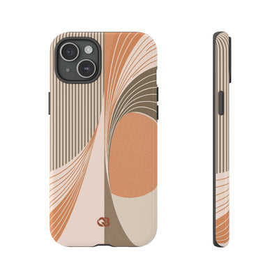 Terracotta Meridian · Tough Phone Case for iPhone · Orange