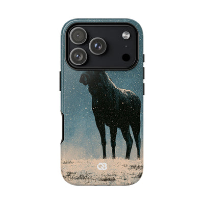 Nordic Boreal Moose · Tough Phone Case for iPhone · Blue