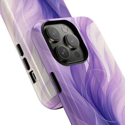 Amethyst Silk Waves · Tough+ Coque de téléphone pour iPhone · Magsafe
