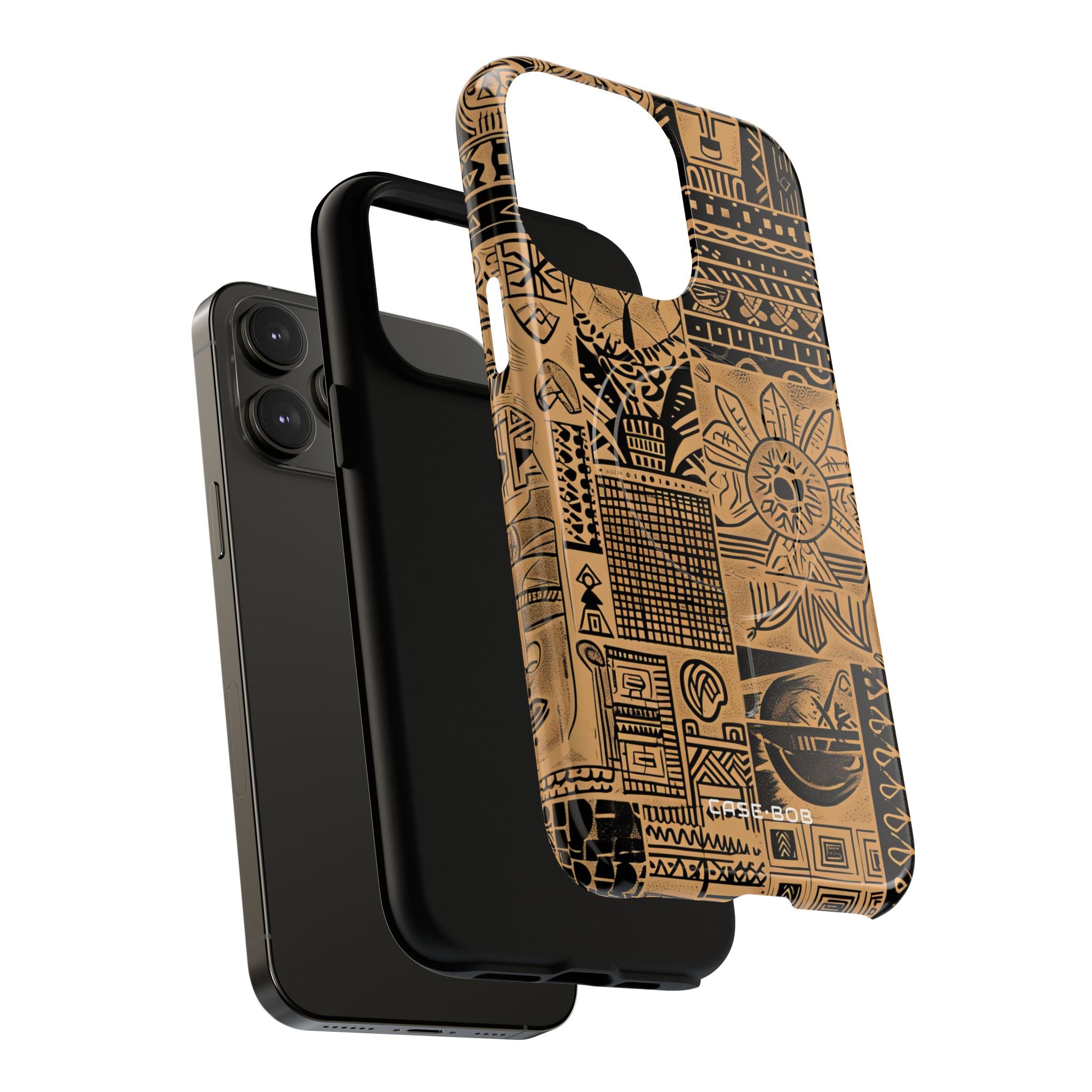 Tribal Faces iPhone 14 Pro Max Case - Tough+