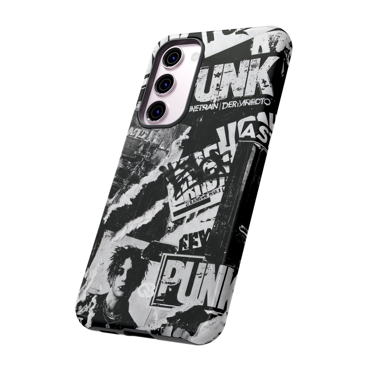 Underground Punk Collage · Tough Phone Case for Samsung · Black