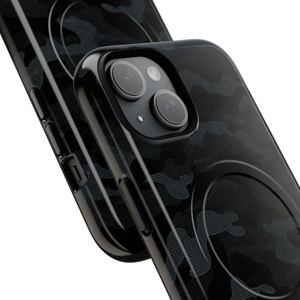 Blackout Urban Camo · Tough 2.0 Magnetic Phone Case for iPhone · Black