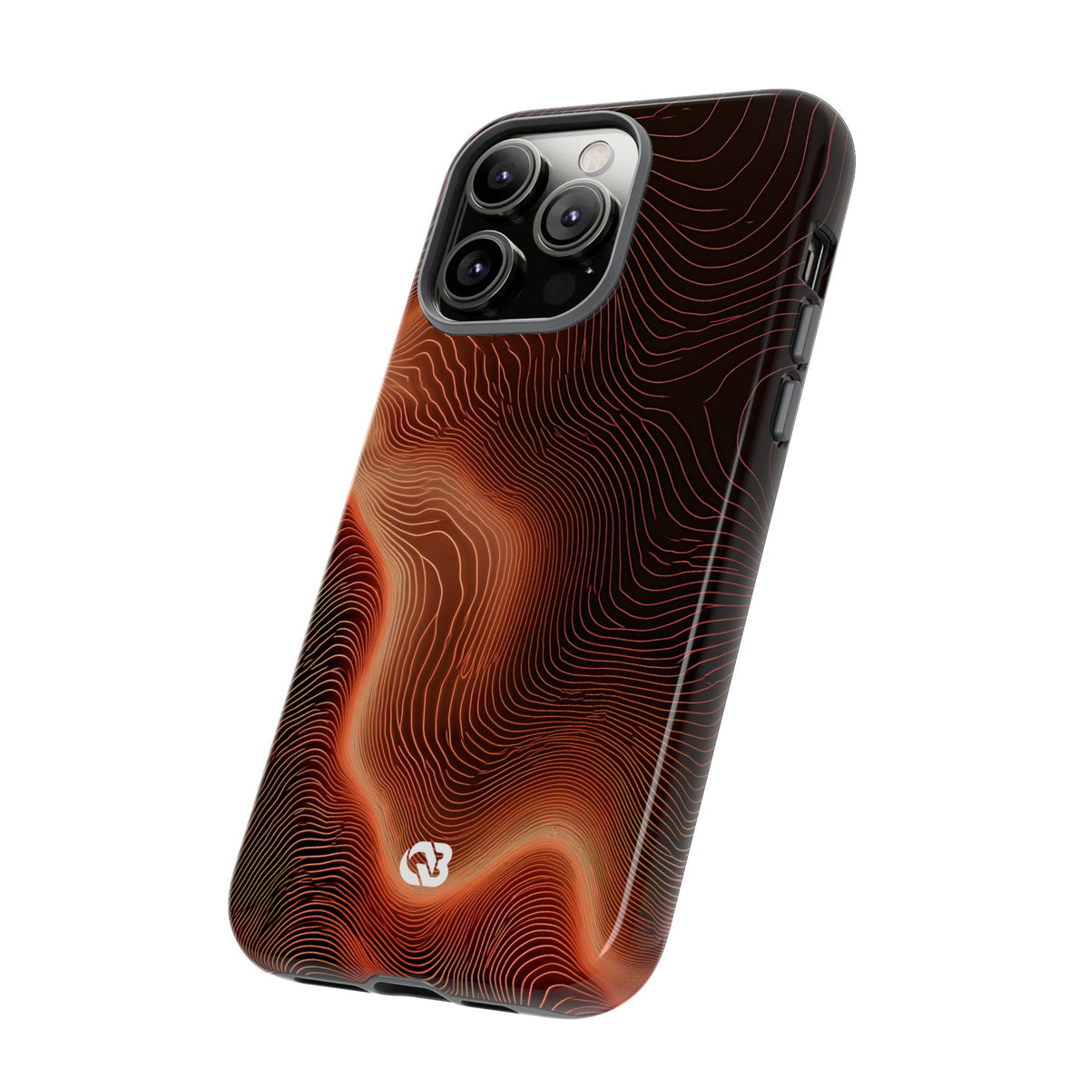 Caldera Ridge · Tough Phone Case for iPhone · Orange