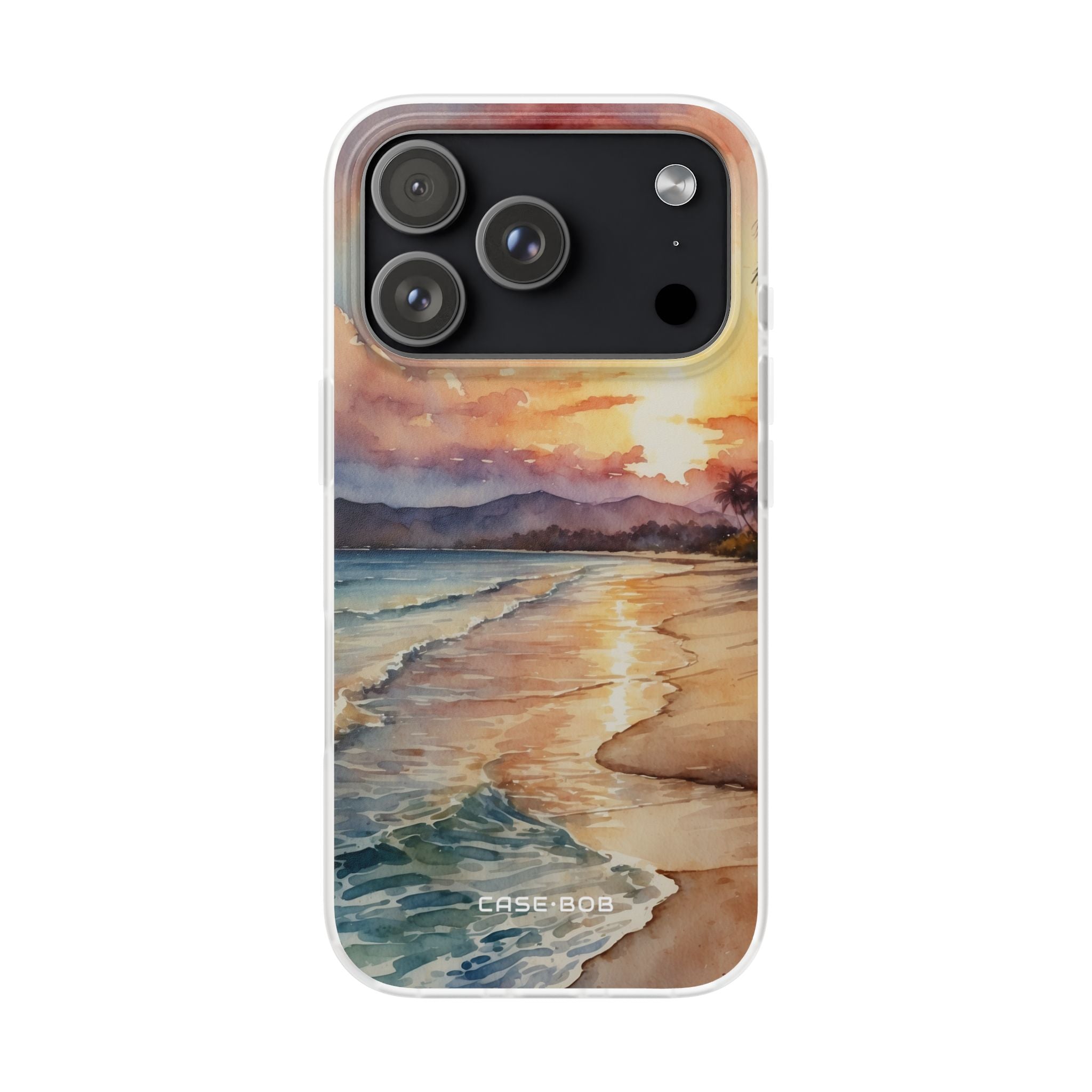 Sunset Reflection iPhone 17 Pro Case - Soft - CASE•BOB
