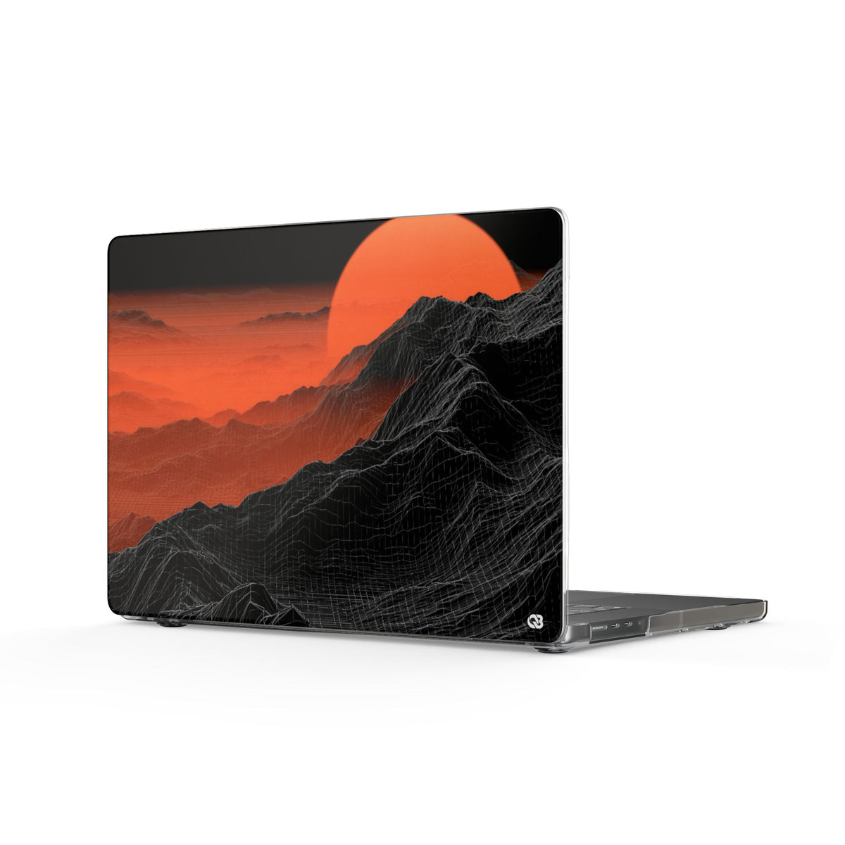 Solar Ridge Mesh · Clear Hard Case for MacBook · Black