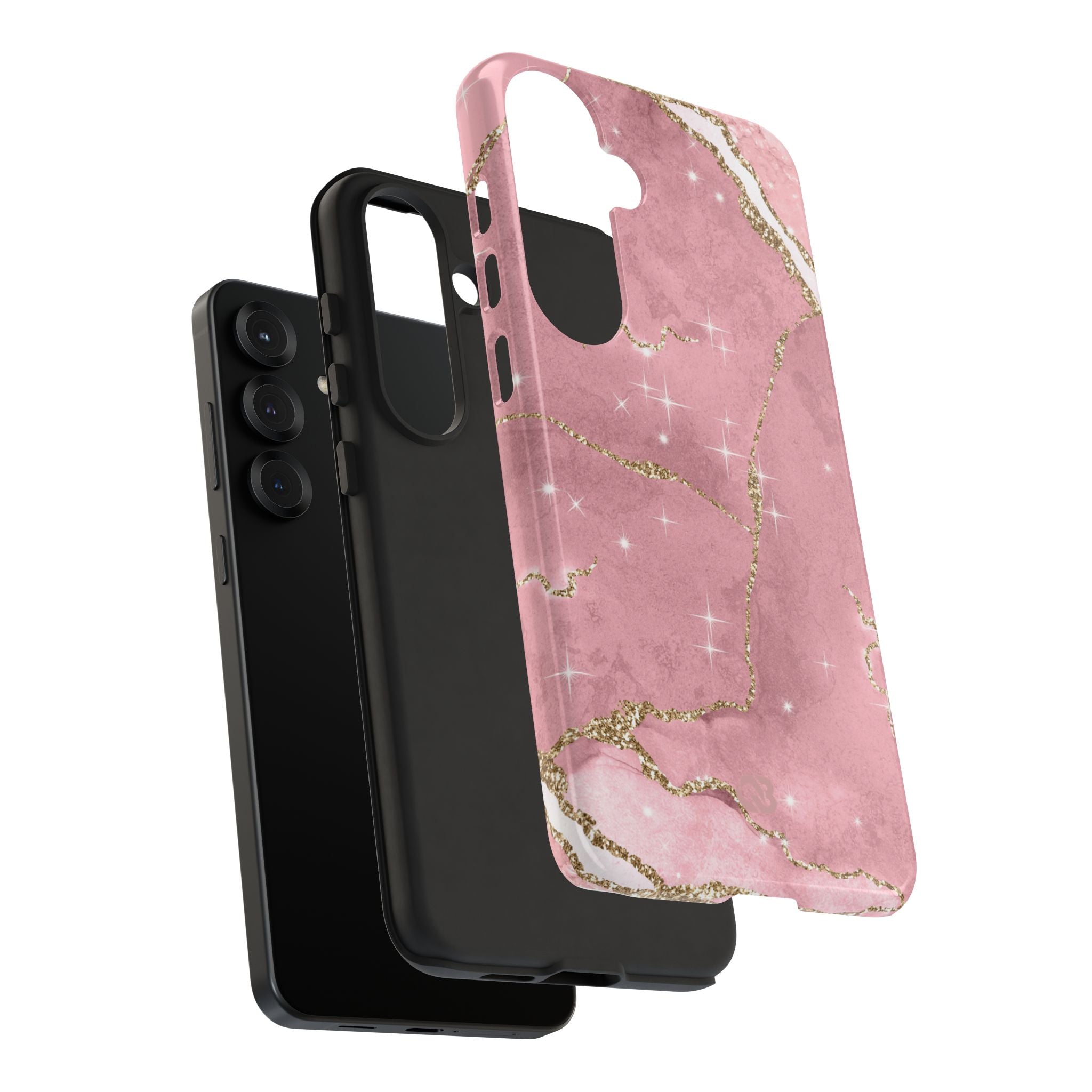 Rose Sparkle Marble · Tough Phone Case for Samsung