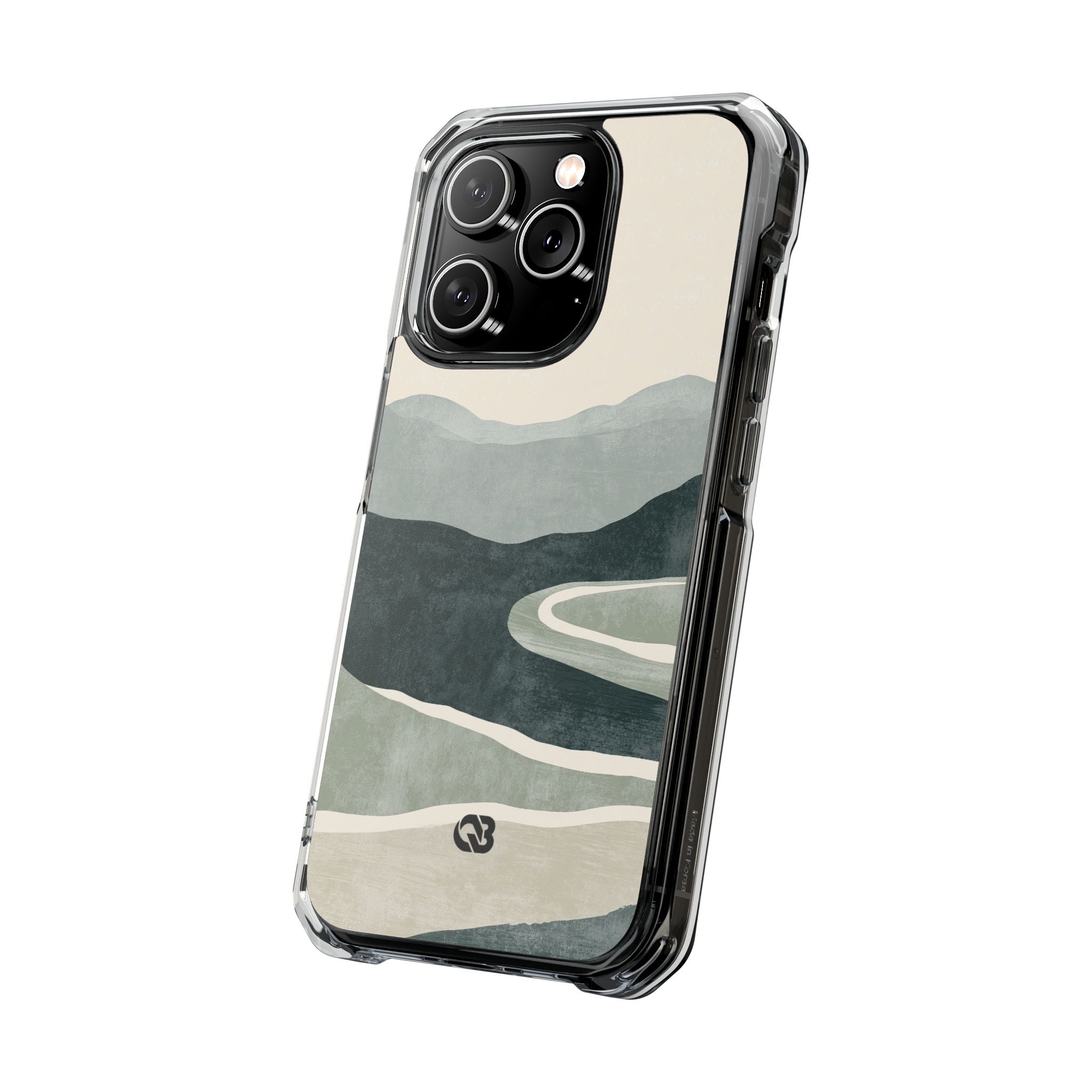 Green Impact MagSafe Phone Case for iPhone - Misty Sage Valley