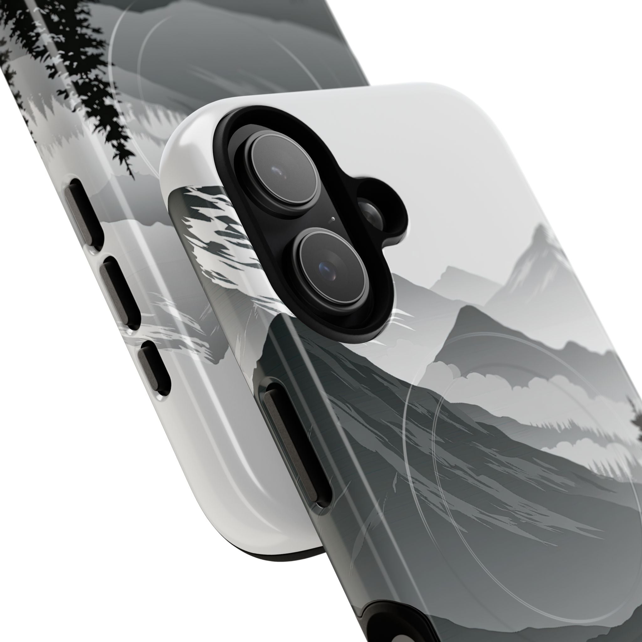 Grey Tough 2.0 Magsafe Phone Case for iPhone - Granite Ridge Mist