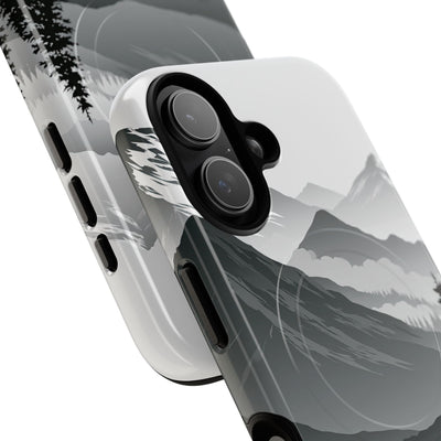 Grey Tough 2.0 Magsafe Phone Case for iPhone - Granite Ridge Mist