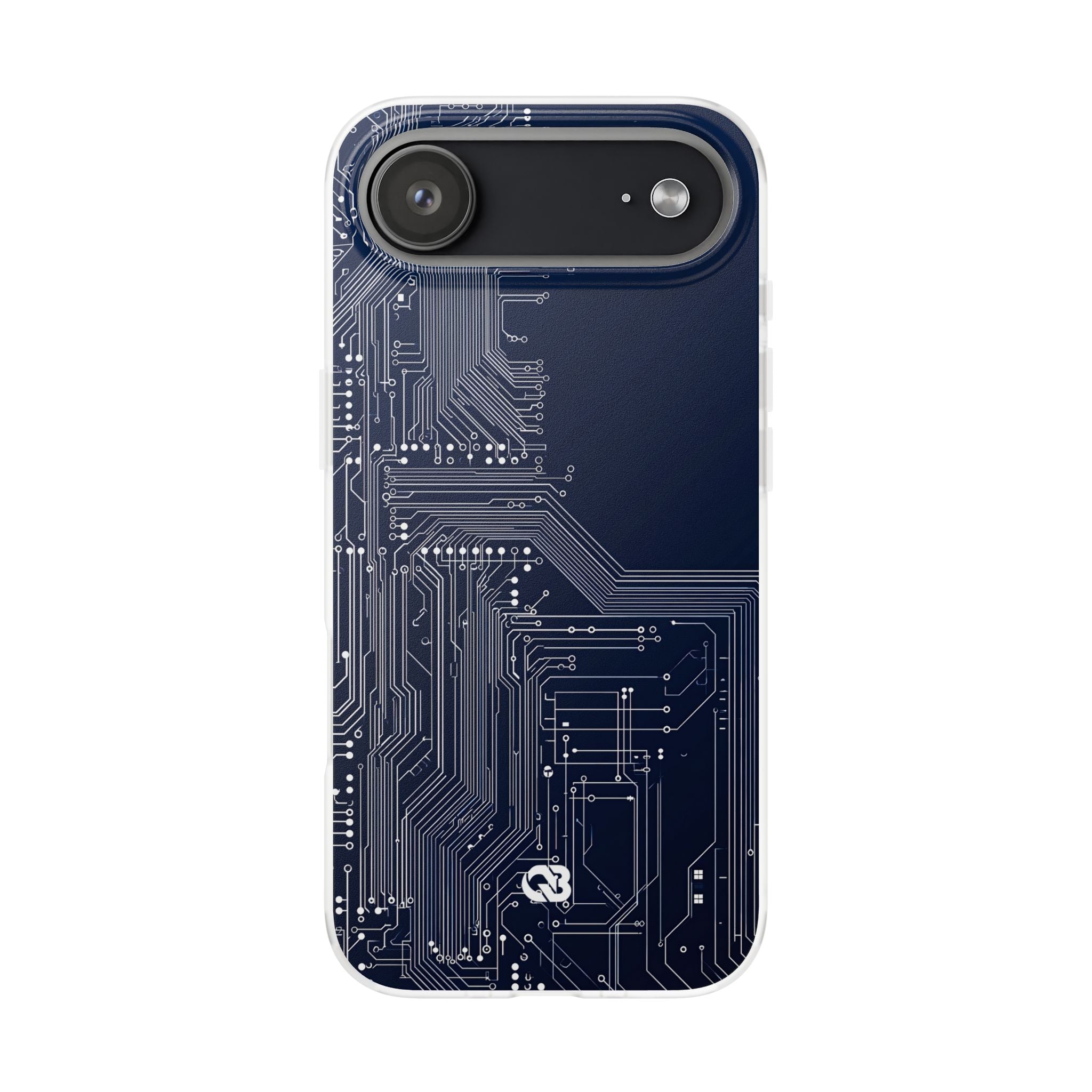 Blue Lite Phone Case for iPhone - Cobalt Data Stream