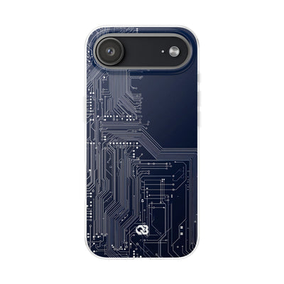 Blue Lite Phone Case for iPhone - Cobalt Data Stream