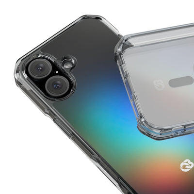 Black Impact MagSafe Phone Case for iPhone - Electric Prism Grain
