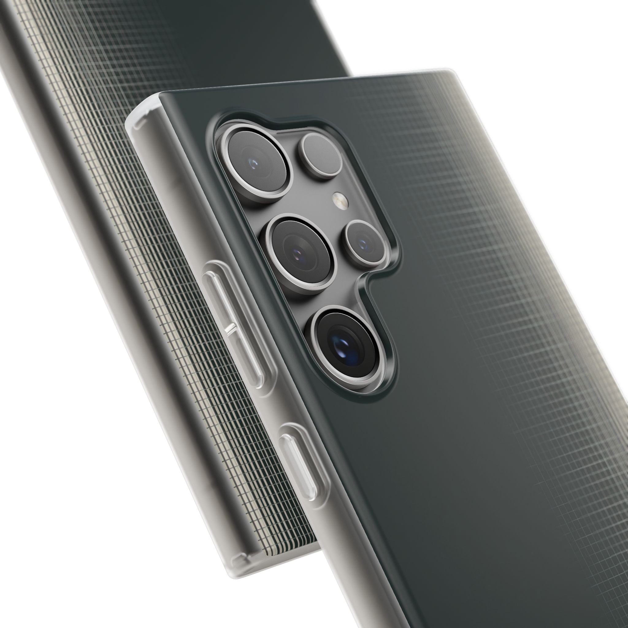 Grey Lite Phone Case for Samsung - Charcoal Tech Grid