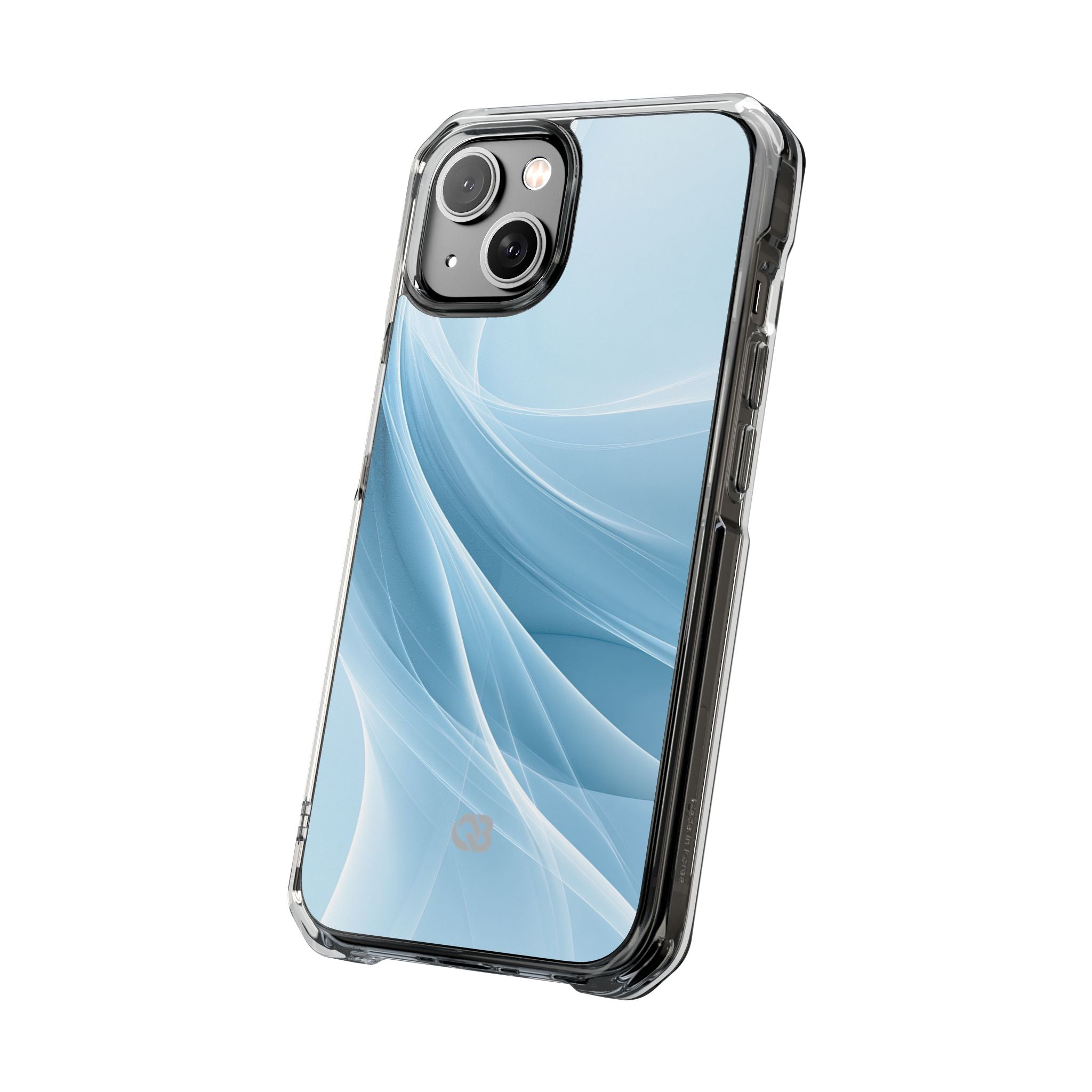 Blue Impact MagSafe Phone Case for iPhone - Arctic Silk Drift