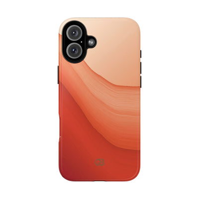 Terracotta Flow · Tough Phone Case for iPhone · Orange