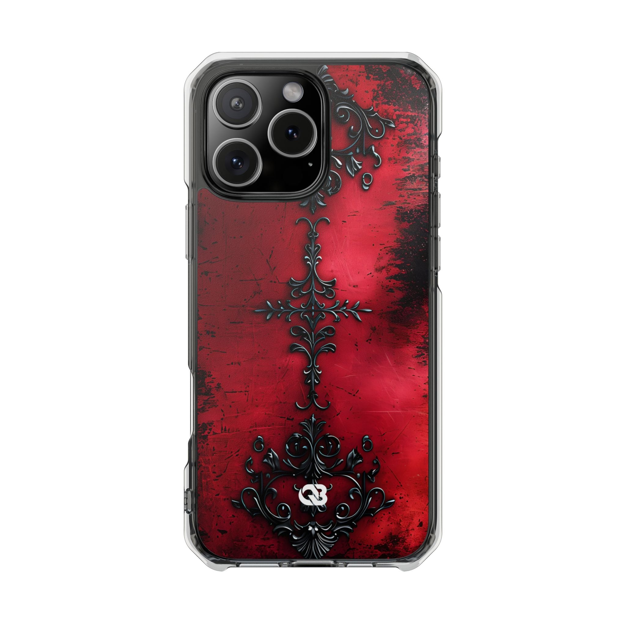 Crimson Gothic Filigree · Impact Phone Case for iPhone · Magsafe