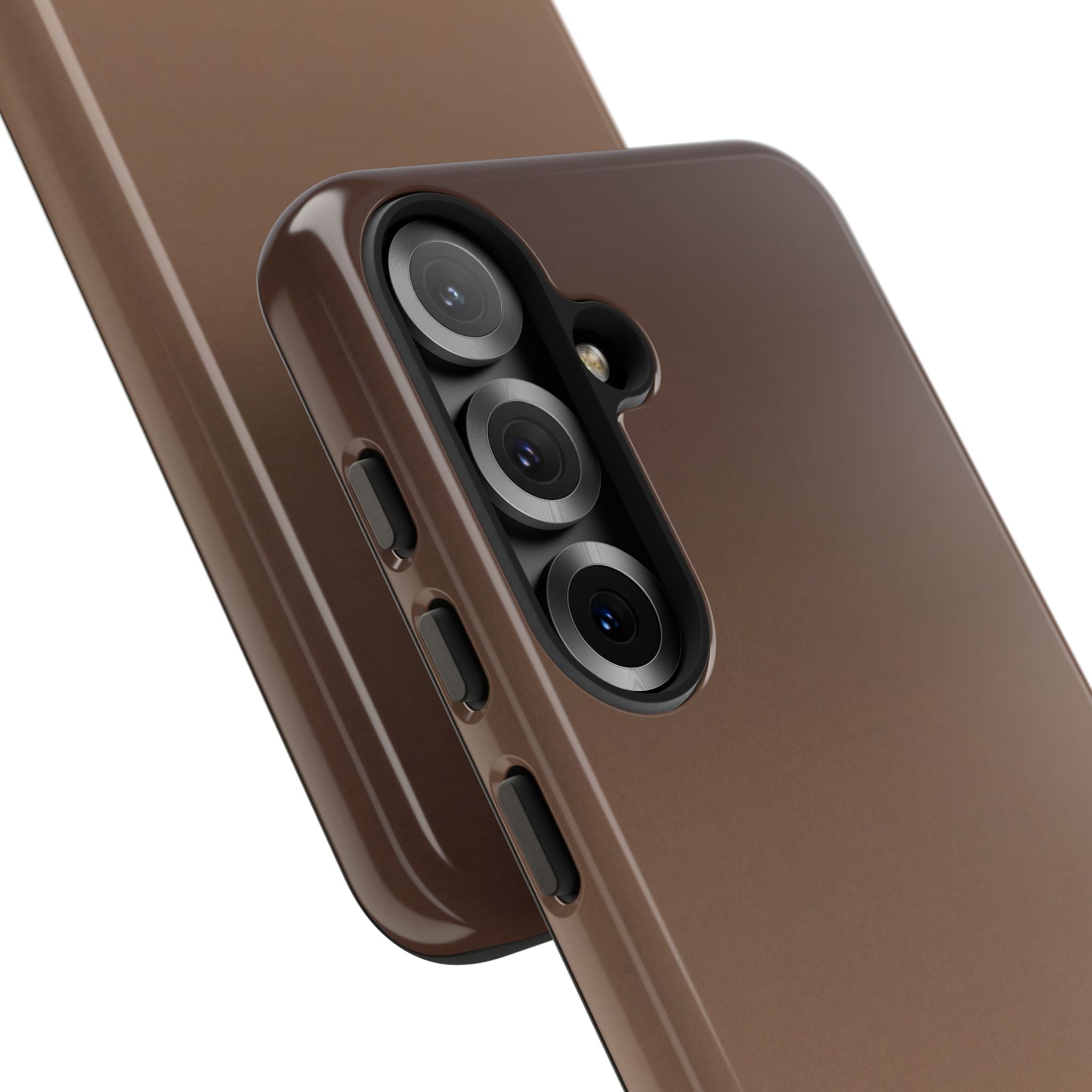 Brown Tough Phone Case for Samsung - Smoked Caramel Fade