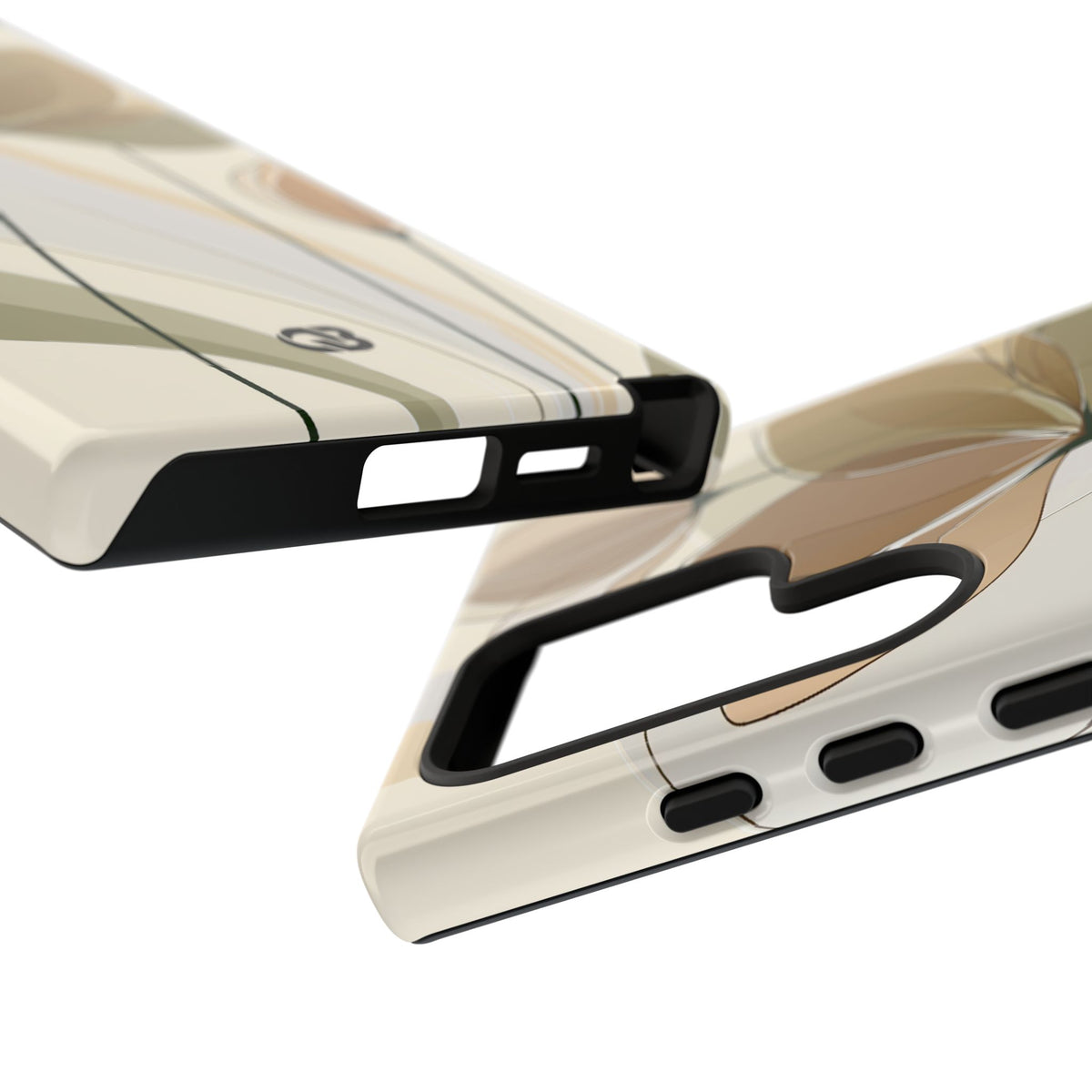 Translucent Petal Contour · Tough Phone Case for Samsung · Beige