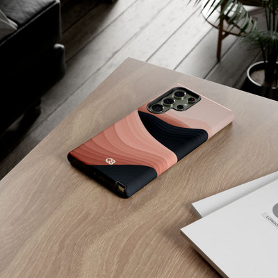 Pink Tough Phone Case for Samsung - Dune Shadow Layers