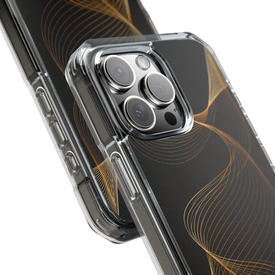 Gold Impact MagSafe Phone Case for iPhone - Burnished Bronze Helix