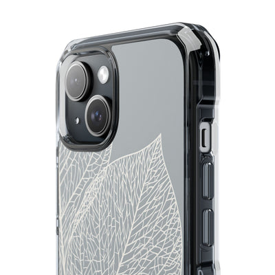 Grey Impact MagSafe Phone Case for iPhone - Frosted Ash Veins