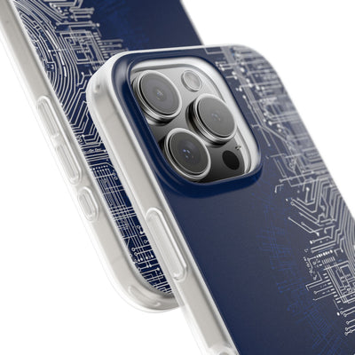 Blue Lite Phone Case for iPhone - Cobalt Circuit Logic